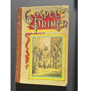The Gospel Primer 1900 Antique Book Review and Herald Publishing Engravings